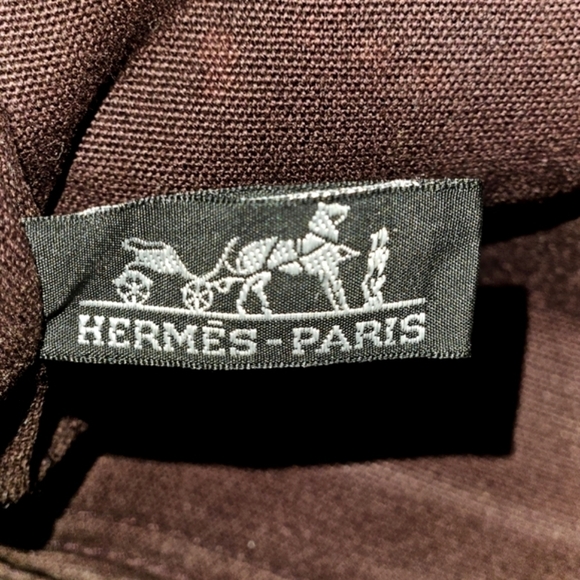 Hermes Canvas Fourre Tout Holdall Tote Bag Set in Burgundy and Red MM and PM - Picture 11 of 16